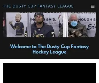 Dustycup.ca(The Dusty Cup Fantasy League) Screenshot