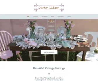 Dustylilacs.com(Vintage Rentals that Fit Your Style) Screenshot