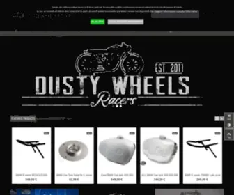 Dustywheelsracers.it(Ricambi moto ed elaborazioni) Screenshot