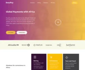 Dusupay.com(Global Payments with Africa) Screenshot