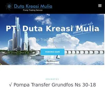 Dutakreasimulia.co.id(Distributor Pompa Air) Screenshot