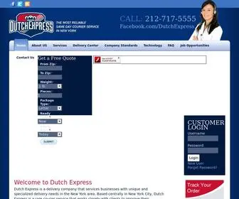 Dutch-Express.com(We deliver more than packages) Screenshot