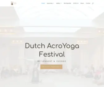 Dutchacroyogafestival.com(Dutch AcroYoga Festival) Screenshot