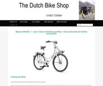 Dutchbikeshop.co.uk(The Dutch Bike Shop) Screenshot