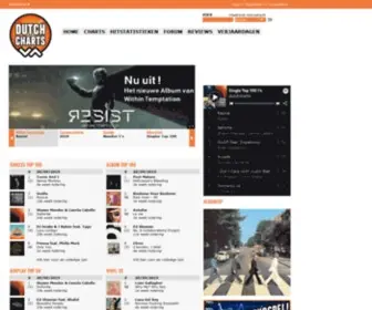 Dutchcharts.nl(Dutch Charts) Screenshot