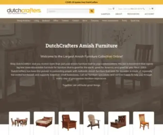 Dutchcrafters.com(Amish Furniture by DutchCrafters) Screenshot