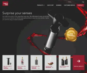 Dutchcreativebrands.nl(Vacu Vin) Screenshot