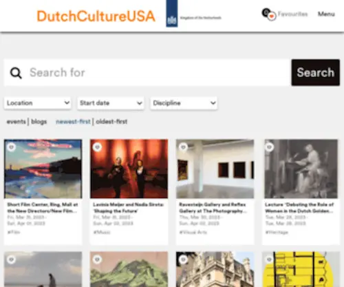 Dutchcultureusa.com(DC USA) Screenshot