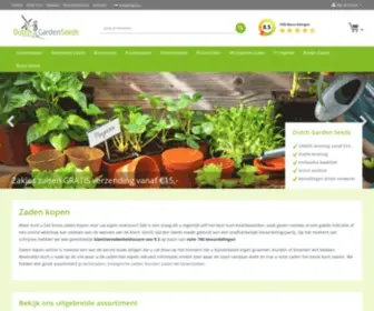 Dutchgardenseeds.com(Zaden kopen online bij Dutch Garden Seeds) Screenshot