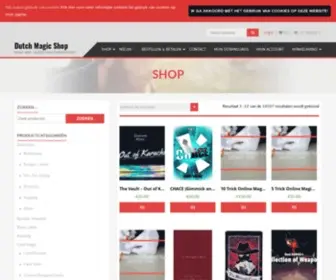 Dutchmagicshop.com(Meer dan 14.000 Goochelartikelen) Screenshot