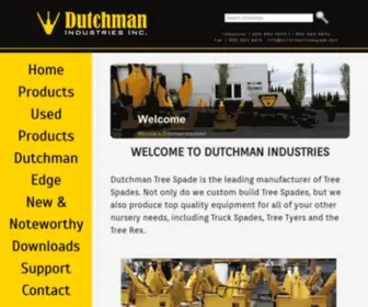 Dutchmantreespade.com(DUTCHMAN INDUSTRIES Dutchman Tree Spade) Screenshot