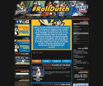 Dutchmenbaseball.com(The Official Site for The Albany Dutchmen) Screenshot