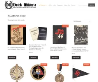 Dutchmilitaria.com(Dutch Militaria) Screenshot