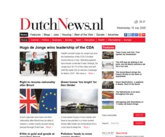 Dutchnews.nl(Brings daily news from The Netherlands in English) Screenshot
