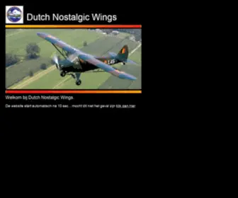 Dutchnostalgicwings.nl(Index) Screenshot