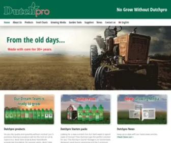 Dutchpro.com(Dutchpro Complete Fertilizers) Screenshot