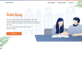 Dutchready.com(Private Dutch lessons with Dutch Ready) Screenshot