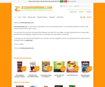 Dutchsupermarket.com(Een klein beetje Holland bij u thuis) Screenshot