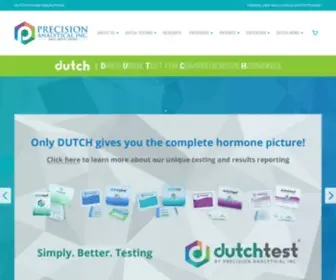 Dutchtest.com(Advanced Hormone Testing) Screenshot