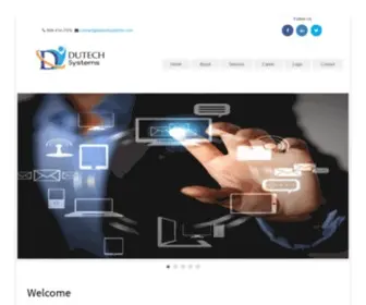 Dutechsystems.com(Dutech Systems is an Information Technology (IT)) Screenshot