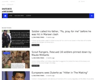 Duterteawesome.info(See related links to what you are looking for) Screenshot