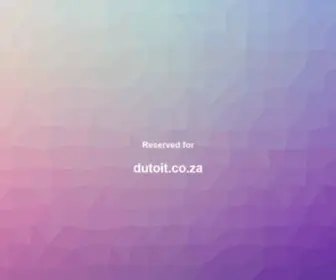 Dutoit.co.za(Collage Technology Services) Screenshot