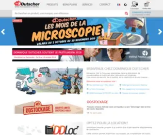 Dutscher.com(Fournisseur) Screenshot