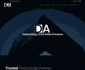 Duttaaegis.com("Fabricating YOUR Online Presence". Using Website Development) Screenshot