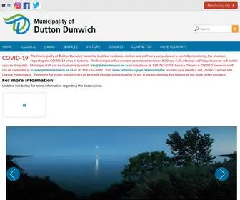 Duttondunwich.on.ca(Dutton Dunwich) Screenshot