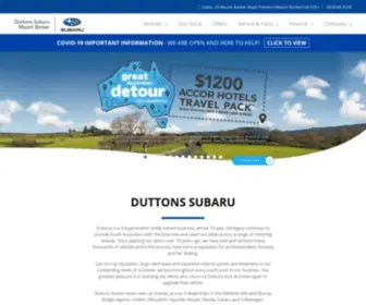 Duttonssubaru.com.au(Duttons Subaru) Screenshot