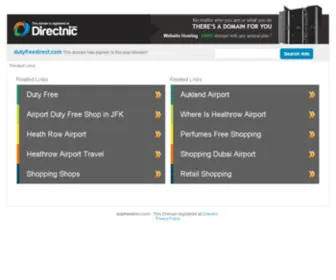 Dutyfreedirect.com(Dutyfreedirect) Screenshot