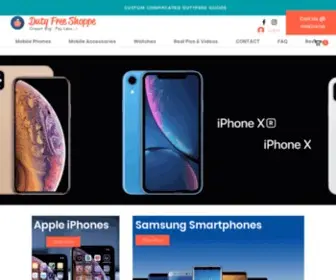 Dutyfreeshoppe.com(Custom's DutyFree Apple iPhones) Screenshot