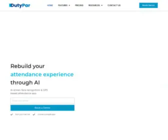 Dutypar.com(AI driven face recognition & GPS based attendance) Screenshot