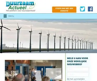 Duurzaam-Actueel.nl(Duurzaam Actueel) Screenshot