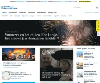 DuurzaambedrijFsleven.nl(Change Inc) Screenshot