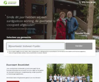 Duurzaambouwloket.nl(Duurzaam Bouwloket) Screenshot