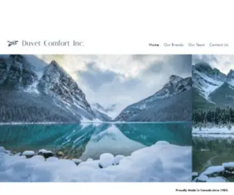 Duvetcomfortinc.com(Duvet Comfort Inc) Screenshot