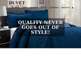 Duvetltd.com(Home textile bed sheet comforter quilt duvet cover factory in China) Screenshot