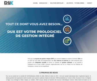 Dux-ERP.com(ERP Tunisie) Screenshot