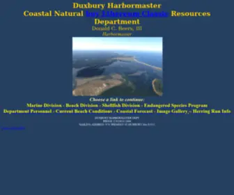 Duxburyharbormaster.org(DUXBURY HARBORMASTER) Screenshot