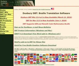 Duxburysystems.com(Duxbury Systems) Screenshot