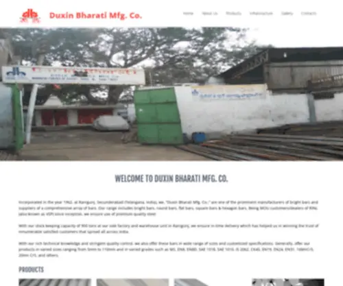 Duxinbharati.com(Duxin Bharati Mfg) Screenshot