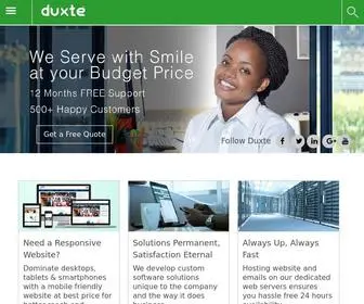Duxte.co.tz(Web Design Tanzania) Screenshot