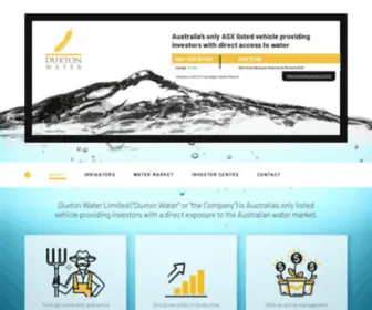 Duxtonwater.com.au(Duxton Water) Screenshot