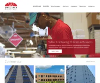 Duxtonwindows.com(Duxton Windows and Doors) Screenshot