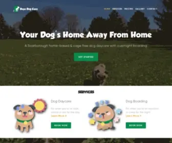 Duyadogcare.ca(Duya Dog Care) Screenshot