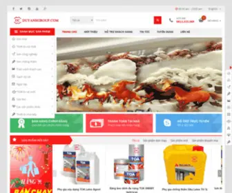 Duyanhgroup.com(Trang thương mại điện tử bán online các sản phẩm sơn nhà đẹp) Screenshot