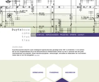 Duyts.nl(DUYTS BOUWCONSTRUCTIES BV) Screenshot