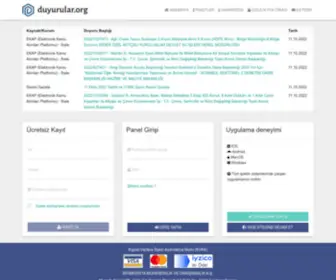 Duyurular.org(Açık öğretim) Screenshot