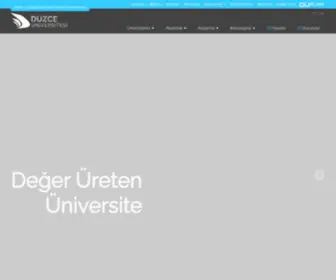 Duzce.edu.tr(Düzce Üniversitesi) Screenshot